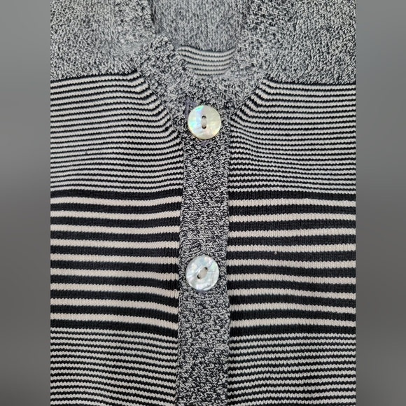 Essendi Striped Silk Cardigan - Picture 2 of 4
